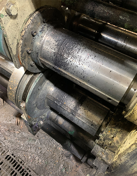 Printing Roller Before