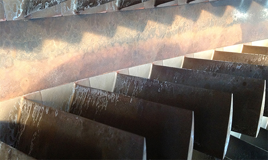 Turbine Blades Before