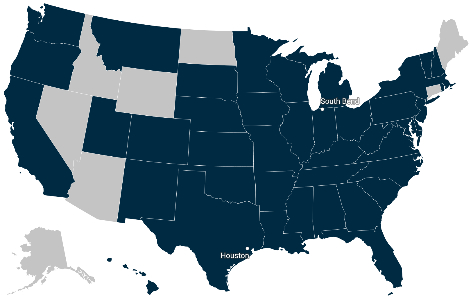 Dry Ice Blasting Projects by State | Polar Clean