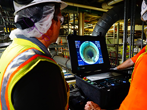 Robotic duct pipe cleaning